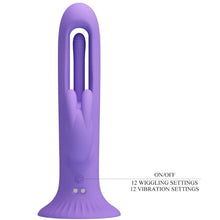 Vibrator rabbit PRETTY LOVE Killmoulis, 4 funcții de mișcări ritmice, 12 funcții de vibrație, rezistent la apă, mov