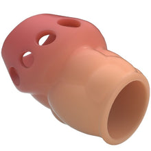 Manșon PRETTY LOVE OSCAR, pentru îngroșarea penisului și întârzierea ejaculării, din TPR, rezistent la apă, culoarea pielii