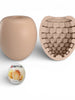 Masturbator manual PRETTY LOVE Pleasure Egg 2, interior texturizat, din TPR, culoarea pielii, în formă de ou