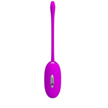 Ou vibrator cu telecomanda PRETTY LOVE Shock Fun, 7 functii de vibratie, 3 functii de electrosoc, culoare mov