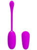 Ou vibrator cu telecomanda PRETTY LOVE Shock Fun, 7 functii de vibratie, 3 functii de electrosoc, culoare mov