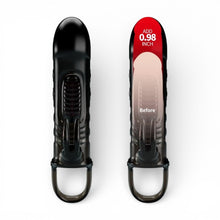 Manșon vibrator PRETTY LOVE Sloane Rabbit, cu mini vibrator, pentru extensia și îngroșarea penisului, inel pentru testicule, negru, 18.7 cm