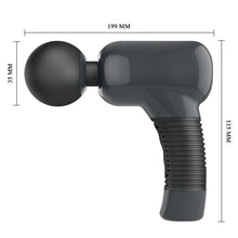 Aparat de masaj PRETTY LOVE Super Power, pentru corp și zone intime, 7 funcții de vibrație, 5 viteze, gri închis