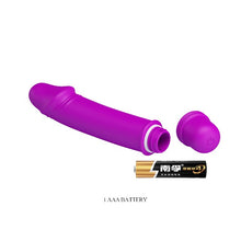 Vibrator PRETTY LOVE Emily, cu 10 funcții de vibrație, din silicon, design ușor curbat, rezistent la apă, 12.7 cm, roz