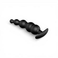 Plug anal PRETTY LOVE Special Anal Stimulation, din silicon medical, cu mâner ergonomic, dimensiuni variate, culoare negru, 11.8 cm