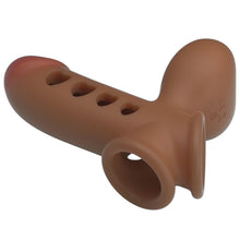 Manșon gonflabil PRETTY LOVE Airbag Tyronn, pentru îngroșarea penisului, întârzierea ejaculării și stimulare, culoarea pielii