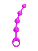 Rozariu anal PRETTY LOVE Beeds, cu inel pentru extracție ușoară, lungime 19.5 cm, diametre progresive 1.7 – 2.3 cm, mov