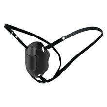 Ham cu vibrator PRETTY LOVE Carter, cu curele reglabile și vibrator bullet detașabil, 12 funcții de vibrație, negru