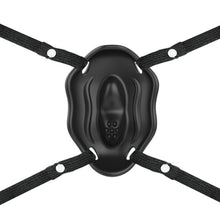 Ham cu vibrator PRETTY LOVE Carter, cu curele reglabile și vibrator bullet detașabil, 12 funcții de vibrație, negru