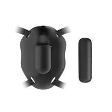 Ham cu vibrator PRETTY LOVE Carter, cu curele reglabile și vibrator bullet detașabil, 12 funcții de vibrație, negru
