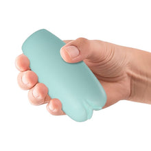 Masturbator PRETTY LOVE Catherine CASPAR, în formă de ou, simulare vaginală realistă, rezistent la apă, 8.5 cm, verde aqua