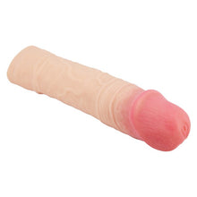 Manșon realist PRETTY LOVE CHELSEA, pentru extensia penisului, material moale și rezistent la apă, 22.5 cm, culoarea pielii