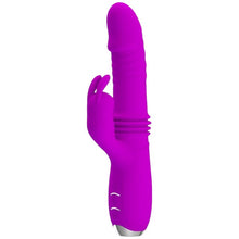 Vibrator rabbit PRETTY LOVE Dorothy, 3 funcții de penetrare automată, 12 funcții de vibrație, rezistent la apă, mov