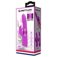 Vibrator rabbit PRETTY LOVE Dorothy, 3 funcții de penetrare automată, 12 funcții de vibrație, rezistent la apă, mov