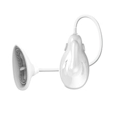 Pompă vaginală PRETTY LOVE Fantasy Partner, pentru stimularea zonei intime feminine, cu funcție de aspirație și vibrații, albă
