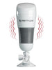 Masturbator manual PRETTY LOVE Hedy, simulare anală realistă, cu vibrator bullet inclus, bază cu ventuză pentru fixare, alb