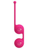 Bile kegel PRETTY LOVE Kegel Tighten Up III, acoperite cu silicon, pentru tonifierea mușchilor pelvieni, roz
