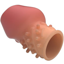 Manșon PRETTY LOVE Matias, pentru îngroșarea penisului, întârzierea ejaculării și stimulare, din TPR, culoarea pielii