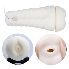 Masturbator automat PRETTY LOVE Sally, simulare anală realistă, cu funcție de sunet, 12 funcție de vibrație, alb cu auriu