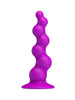 Plug anal PRETTY LOVE Sturdy Dongwith, design ondulat pentru stimulare intensă, bază cu ventuză, lungime 15 cm, mov