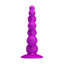 Plug anal PRETTY LOVE Sturdy Dongwith, design ondulat pentru stimulare intensă, bază cu ventuză, lungime 15 cm, mov