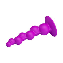 Plug anal PRETTY LOVE Sturdy Dongwith, design ondulat pentru stimulare intensă, bază cu ventuză, lungime 15 cm, mov