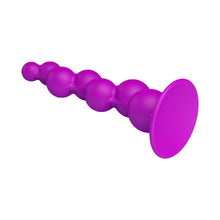 Plug anal PRETTY LOVE Sturdy Dongwith, design ondulat pentru stimulare intensă, bază cu ventuză, lungime 15 cm, mov
