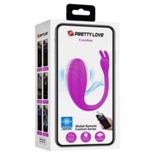 Vibrator PRETTYLOVE APP - CATALINA, 4 functii vibratie, roz