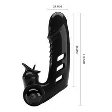 Vibrator pentru deget PRETTY LOVE Corbin Honey Finger, stimulare clitoris și punctul G, 10 funcții de vibrații, rezistent la apă, negru