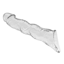 Manșon modular PRETTY LOVE Extension Penis Sleeve, pentru extensia penisului, cu 3 lungimi ajustabile, lungime maximă 28 cm, transparent