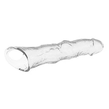 Manșon modular PRETTY LOVE Extension Penis Sleeve, pentru extensia penisului, cu 3 lungimi ajustabile, lungime maximă 28 cm, transparent