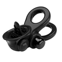 Inel vibrator pentru penis PRETTY LOVE Passionate Ring, 10 trepte de vibrații, pentru îmbunătățirea performanțelor sexuale și stimularea clitorisului, negru
