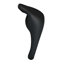 Inel vibrator pentru penis PRETTY LOVE Thimble, pentru stimularea erecției, negru