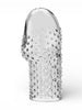 Manșon pentru penis PRETTY LOVE Becks, pentru îngroșare și stimulare intensă, texturat, cu striații, transparent, 8 cm