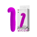 Vibrator mini PRETTY LOVE Dana, pentru punctul G, 10 funcții de vibrație, din silicon hipoalergenic, culoare roz, 10.6 cm