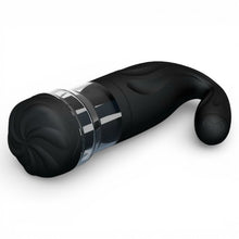 Masturbator automat PRETTY LOVE Breton, cu interior texturat, 4 moduri de vibrație și de rotație, culoare negru