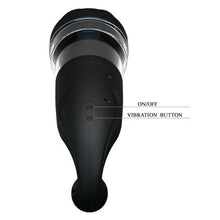 Masturbator automat PRETTY LOVE Breton, cu interior texturat, 4 moduri de vibrație și de rotație, culoare negru