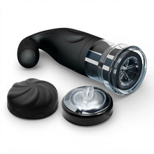 Masturbator automat PRETTY LOVE Breton, cu interior texturat, 4 moduri de vibrație și de rotație, culoare negru