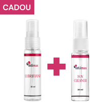 PROMO: Lubrifiant + Spray de igienizare INTIMAX, 2 x 30 ml