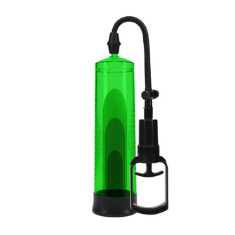 Pompă manuală PUMPED Basic Pump 2, pentru mărirea penisului și îmbunătățirea performanțelor sexuale, 31 cm, verde