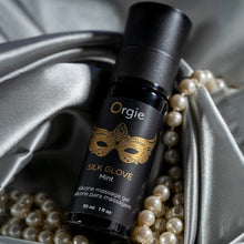 Set pentru cupluri ORGIE Pearls Lust Massage, gel de masaj cu textură mătăsoasă, colier cu perle pentru masaj stimulant, 30 ml
