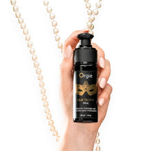 Set pentru cupluri ORGIE Pearls Lust Massage, gel de masaj cu textură mătăsoasă, colier cu perle pentru masaj stimulant, 30 ml