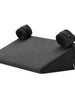 Pernă de sex LIBERATOR Bondage Wedge, mobilier pentru jocuri erotice BDSM, design ergonomic cu cătușe detașabile, culoare negru