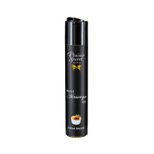 Ulei de masaj Plaisir Secret Creme Brulee, aromă cremă de zahăr ars, vegan, 59 ml