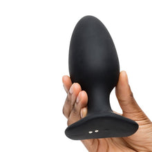 Plug anal LOVENSE - HUSH 2, control prin aplicație, cu 10 funcții de vibrare, lungime inserabilă 13 cm, diametru 5.7 cm, culoarea negru(mare)
