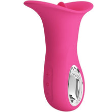 Vibrator PrettyLove - Clyde, pentru stimularea clitorisului, 12 functii de vibratie, 11.5 cm, roz