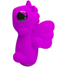 Stimulator PrettyLove - Magic Unicorn, pentru stimulare clitorisului, 7.5 cm, mov