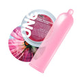 Prezervative ONE Flavor Waves, din latex Sensatex, lubrifiate, rezistente, cu 6 arome diferite, diametru 53 mm, 12 buc