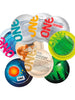 Prezervative ONE Mixed Pleasures, din latex Sensatex, set cu 6 tipuri de prezervative, diametru 53 mm, 12 buc