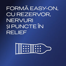 Prezervative cu striații DUREX Intense, cu efect de stimulare clitoridiană și intensificare orgasm feminin, 56 mm, 1 cutie x 3 buc